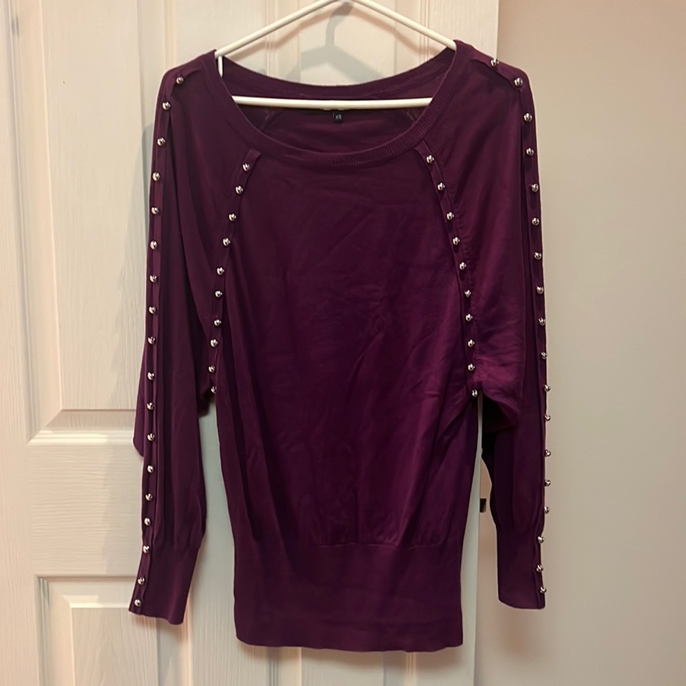 French Connection Purple Sweater